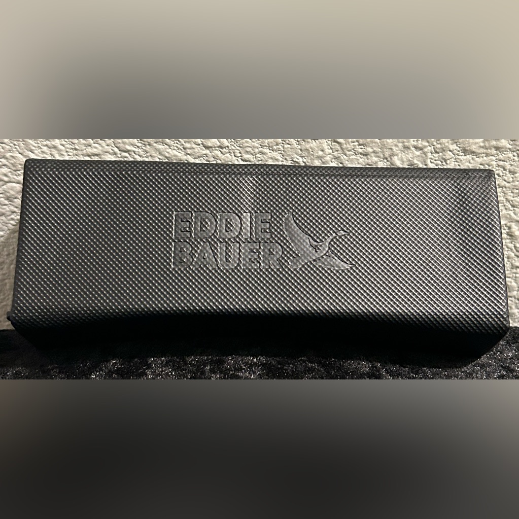 Eddie Bauer Eyewear Case Black Brand New